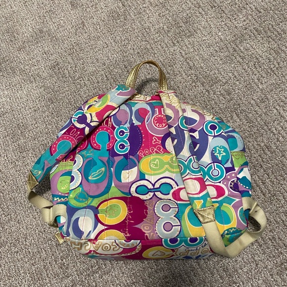 Limited Edition Coach Poppy Backpack - Picture 6 of 9